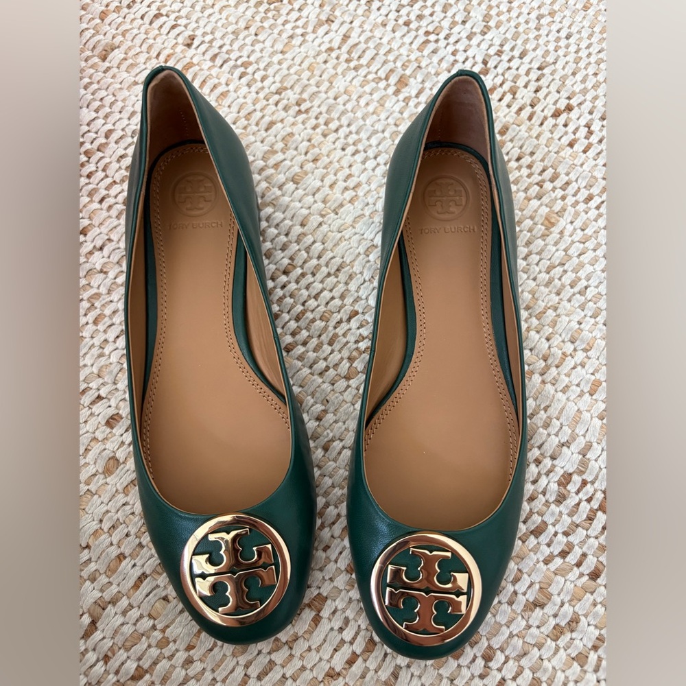 Tory Burch Forest Green Benton Ballet